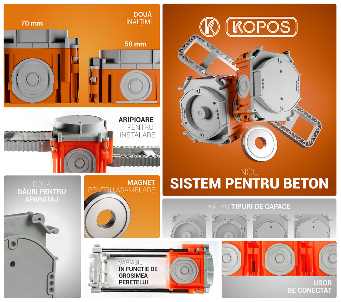 Nou sistem pentru beton