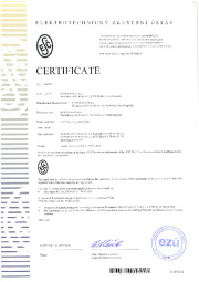 Certificate ESČ Certificate ESČ