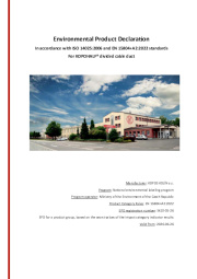Environmental Product Declaration