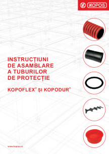Instrucțiuni de asamblare a tuburilor de protecție KOPOFLEX® și KOPODUR®