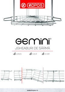 Jgheaburi de sârmă GEMINI®